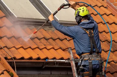 Démoussage et hydrofuge de toiture à Athée
